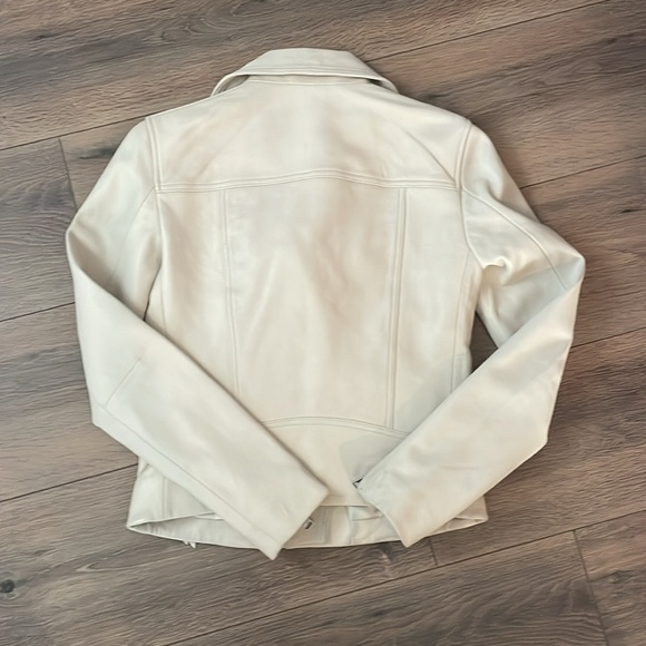 AllSaints Dalby Biker Leather Jacket- 0 - Picture 8 of 13